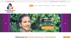 Desktop Screenshot of familyrecoveryspecialists.com
